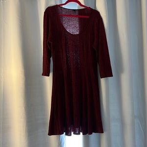 Torrid A-line long sleeve dress